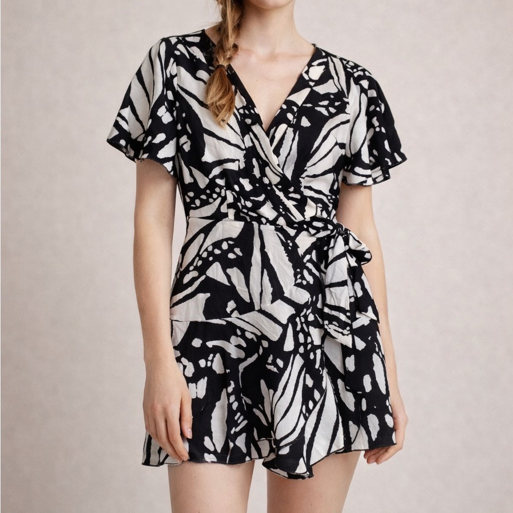 Amisu Patterned Skort  RomperDress